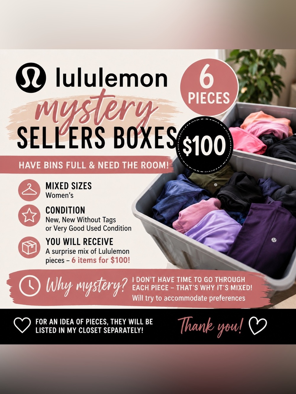Lululemon Mystery Sellers Box - Mixed
